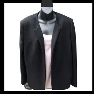 Black let suit jacket